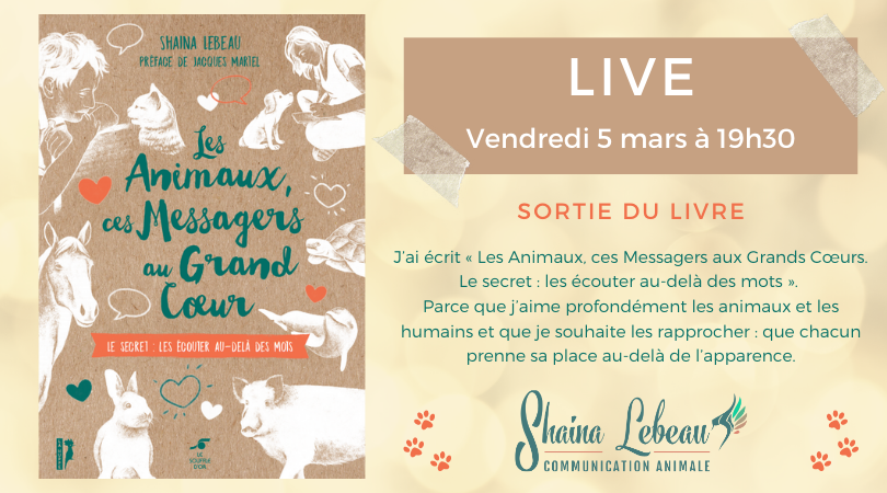 VISUEL CONFÉRENCE Live 5 mars Communication animale